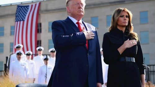 Trump amenazó a los talibanes durante el aniversario del 11-S