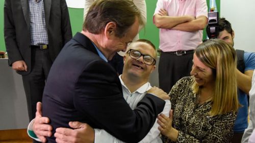 “Trabajamos para que nuestras familias no se resignen a la crisis”, afirmó Bordet