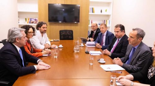 Alberto Fernández se reunió con una delegación del Banco Mundial