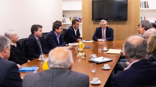 Alberto recibió a empresarios del campo para abordar el plan contra el hambre