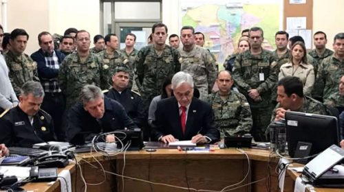 Sebastián Piñera: “Estamos en guerra contra un enemigo poderoso”