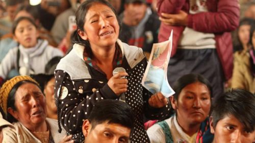 CIDH recibió testimonios y pruebas de violación de DDHH en Bolivia