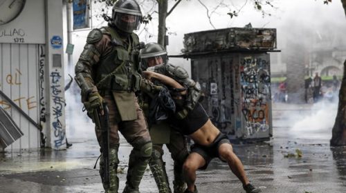 El desborde en Chile