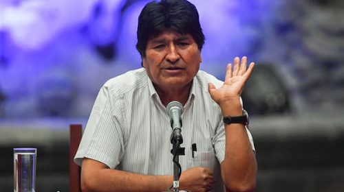 Evo Morales: “Dejen de usar las armas contra el pueblo boliviano”