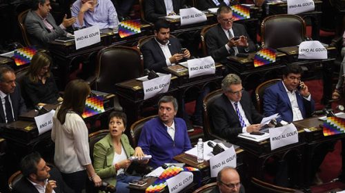 Diputados aprobó el repudio al golpe de Estado en Bolivia