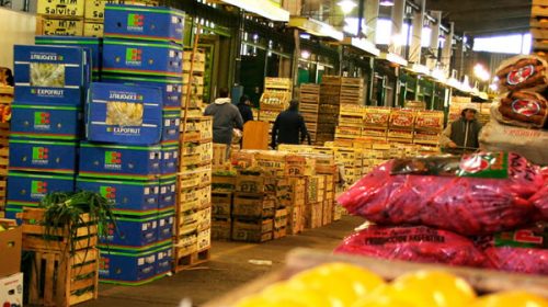 Las exportaciones de frutas y verduras del Mercado Central tuvieron una fuerte baja en el 2019