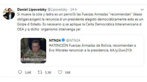 En Cambiemos, los radicales y algunos dirigentes del PRO repudiaron el golpe a Morales