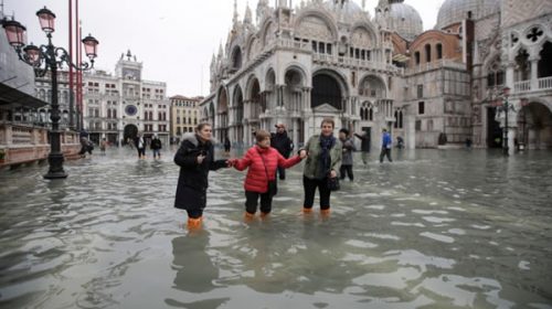 Venecia sufre la mayor “acqua alta” de los últimos años