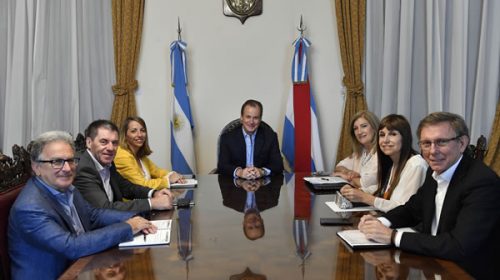 Bordet reunió a su nuevo gabinete para trazar prioridades