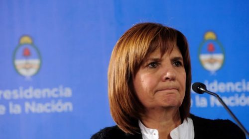 Patricia Bullrich deja una bomba en Seguridad