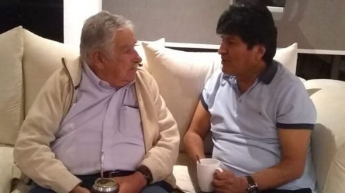 Pepe Mujica se reunió con Evo Morales