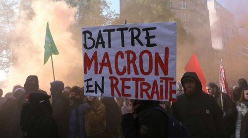 36 días de huelga de los franceses contra “edad equilibrio”