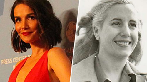 Salma Hayek producirá una serie sobre Evita Perón con Natalia Oreiro como protagonista