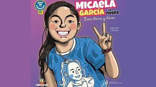 Micaela García será protagonista de un nuevo libro de la colección Antiprincesas