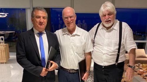 Urribarri se reunió con el presidente de la Universidad de Tel Aviv