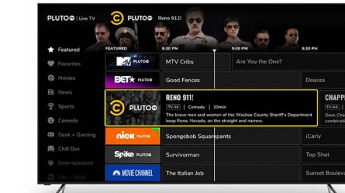 Llega Pluto TV, el servicio de streaming gratuito Llega Pluto TV, el servicio de streaming gratuito
