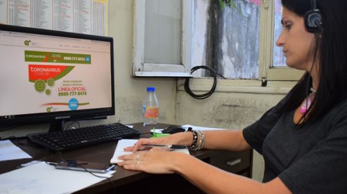 La línea que habilitó la provincia para canalizar consultas por coronavirus recibió más de 480 llamados el primer día