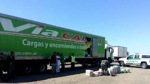 Autovía 14: Incautaron marihuana que era trasladada en un transporte de encomiendas