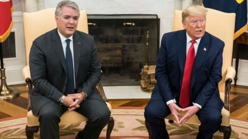 Duque y Trump dicen que hay que fumigar
