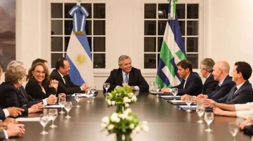 “No pensamos una Argentina para pocos”, dijo Alberto Fernández junto a Kicillof, Morales y Larreta