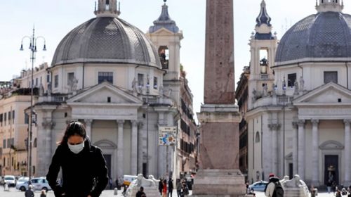 Italia registró 168 muertos por coronavirus en un día