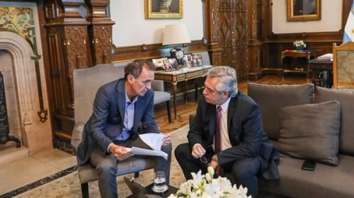 El Presidente se reunió con Katopodis por la firma de convenios con 343 intendentes