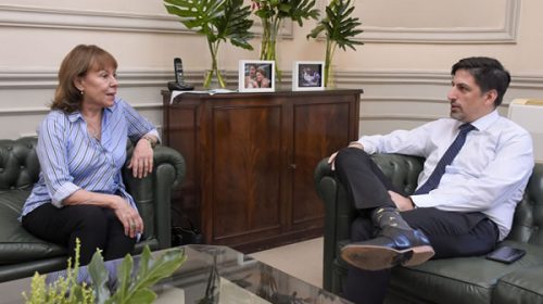 La diputada Osuna se reunió con el ministro Trotta