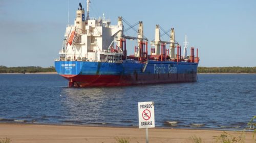 Nueva exportación de madera desde los puertos entrerrianos