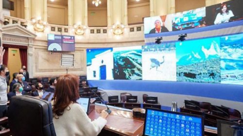 Último ensayo general en el Senado de cara a la primera sesión virtual por el coronavirus
