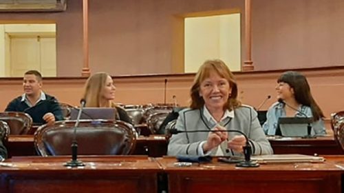 Osuna destacó la paridad de género que hay en el bloque Frente de Todos de la Cámara de Diputados