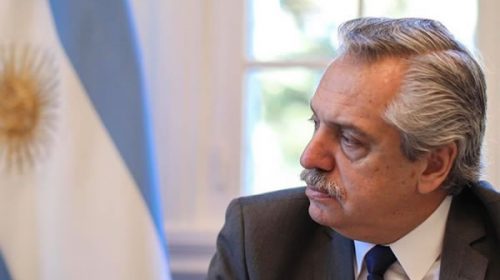 Alberto se refirió a la “postración” económica de Argentina
