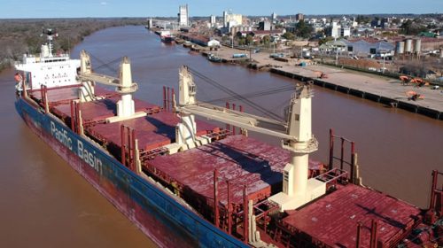 En 18 meses los puertos entrerrianos suman 29 buques con exportaciones al mundo