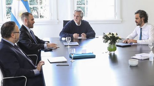 Alberto se reunió con su gabinete económico para analizar medidas
