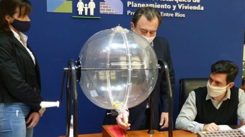 Desde este lunes se realizarán nuevos sorteos de viviendas
