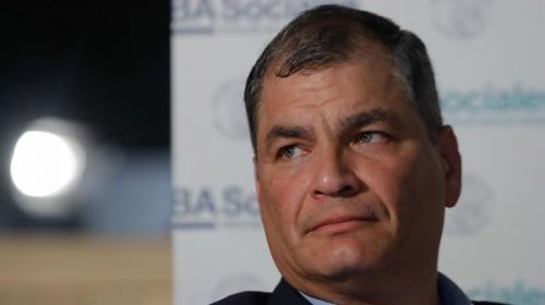 Rafael Correa se presentará como candidato a vicepresidente