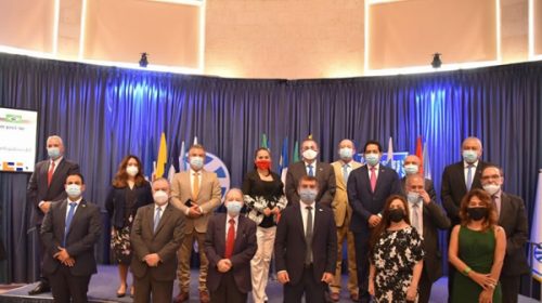 Urribarri participó de un encuentro de embajadores latinoamericanos con el canciller israelí