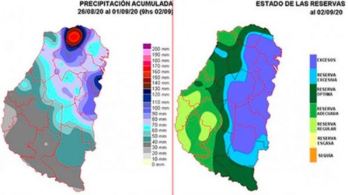 Las lluvias mejoraron el panorama y alejaron a Entre Ríos del riesgo de sequía