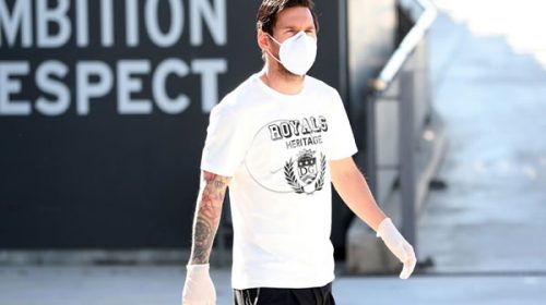 Tras el fin de la novela, Messi vuelve a los entrenamientos con el Barcelona