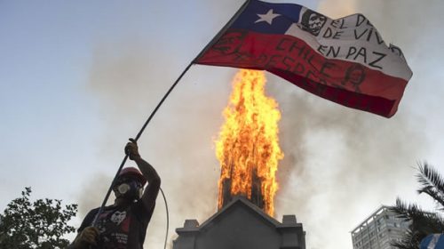 Nuevos conflictos en Chile: la policía detuvo casi 600 manifestantes durante las protestas de ayer