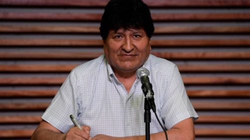 Evo Morales denunciará a Luis Almagro: “Debe renunciar porque sus manos están manchadas de sangre” Evo Morales denunciará a Luis Almagro: “Debe renunciar porque sus manos están manchadas de sangre”