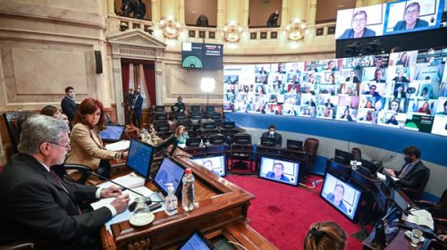 Con nuevo protocolo, el Senado debate el financiamiento de la policía porteña