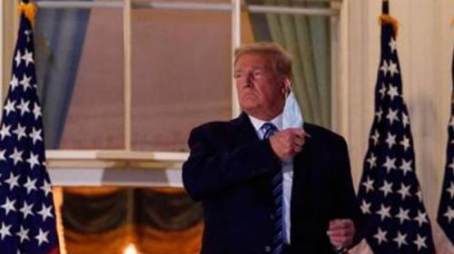 Trump volvió a la Casa Blanca y dijo que no hay que temerle al coronavirus