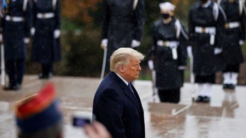 Reapareció Trump después de las elecciones en Estados Unidos y optó por el mutismo