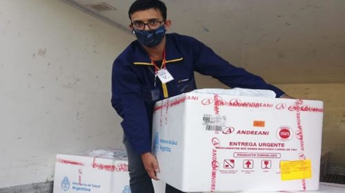 Llegaron otras 25.000 dosis de Sinopharm y Sputnik este fin de semana Llegaron otras 25.000 dosis de Sinopharm y Sputnik este fin de semana