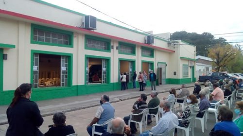 Se realiza un operativo especial de vacunación para mayores de 70 años en Chajarí