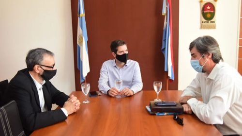 Giano y el Presidente del CGE se reunieron con el desarrollo de las clases presenciales como eje