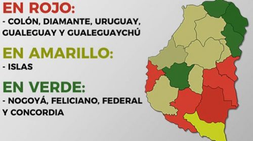 Entre Ríos: Son cinco los departamentos con riesgo epidemiológico