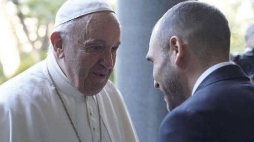 El papa Francisco recibirá al ministro Guzmán
