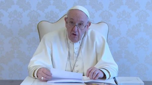 Francisco envió un mensaje a la Argentina por la fiesta de la Virgen de Luján