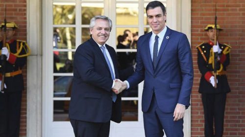 Alberto Fernández recibe este miércoles a Pedro Sánchez en Casa Rosada